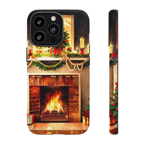 Warm Chirstmas Hearth - Impact Resistant Phone Case iPhone 13 Pro Matte